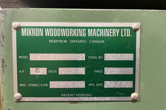 1996 MIKRON 645 Multi Moulder Woodworking Machinery | Pro Tech Machinery (8)